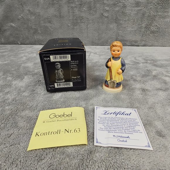 Hummel Other - Vintage M.I. Hummel Club Figurine Garden Treasures # 1222 Hum 727 Goebel 1998